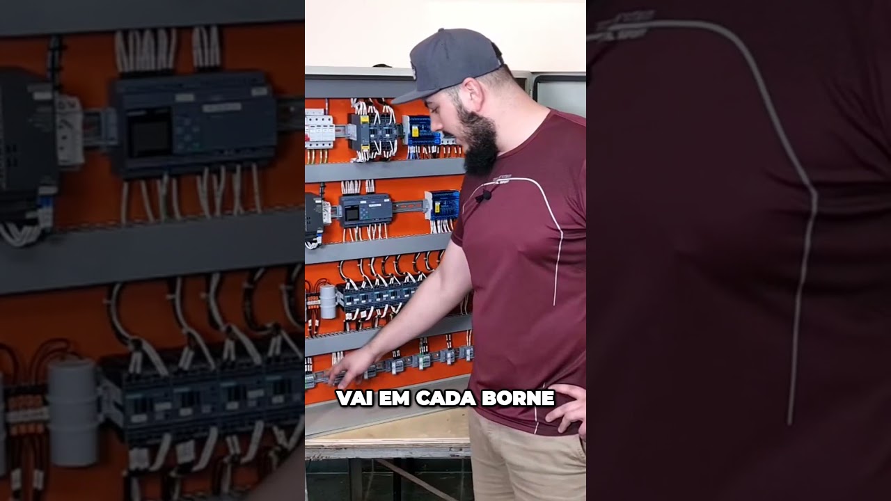 Identificar e organizar cabos el&eacute;tricos em pain&eacute;is #eletricista #viral #quadroeletrico