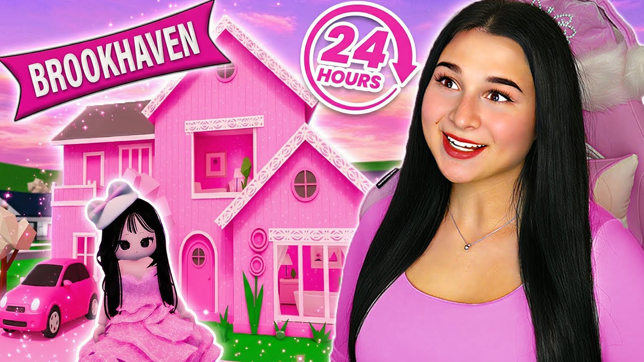 24H U ROZOJ BOJI U ROBLOXU