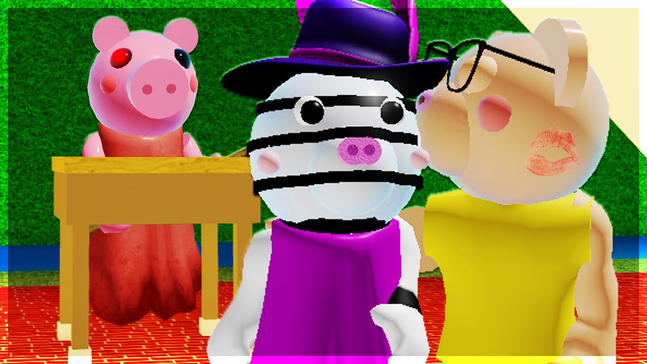 CRASHING ZIZZY & PONY'S WEDDING - NEW MAP | Piggy Build Mode Customs