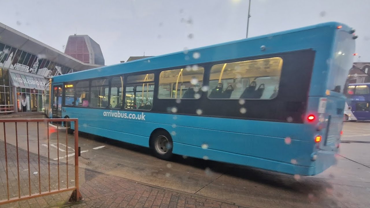 Beast: Arriva Stockton VDL SB200 Wright Pulsar 2 1388 MX59JJY on the 9 to Middlesbrough bus station 