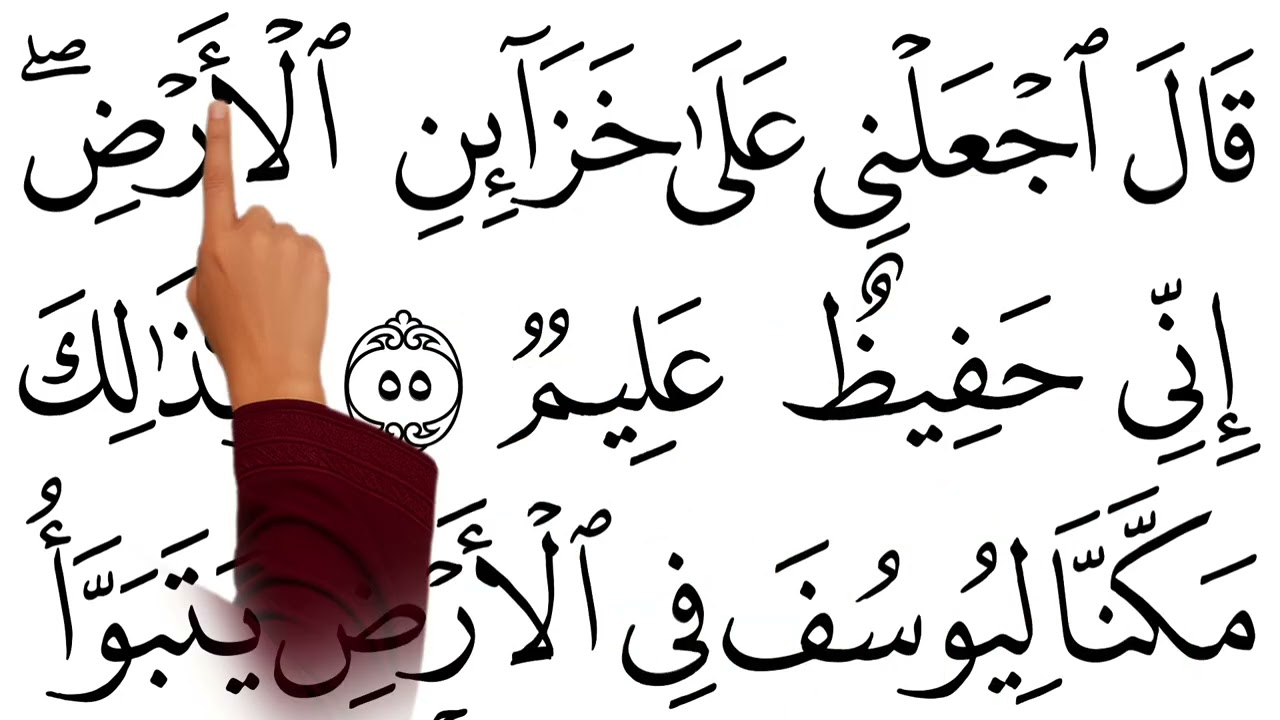 Learn to Recite Surah Yūsuf (Ayah 44–63) | Slow & Clear Qur’an Recitation