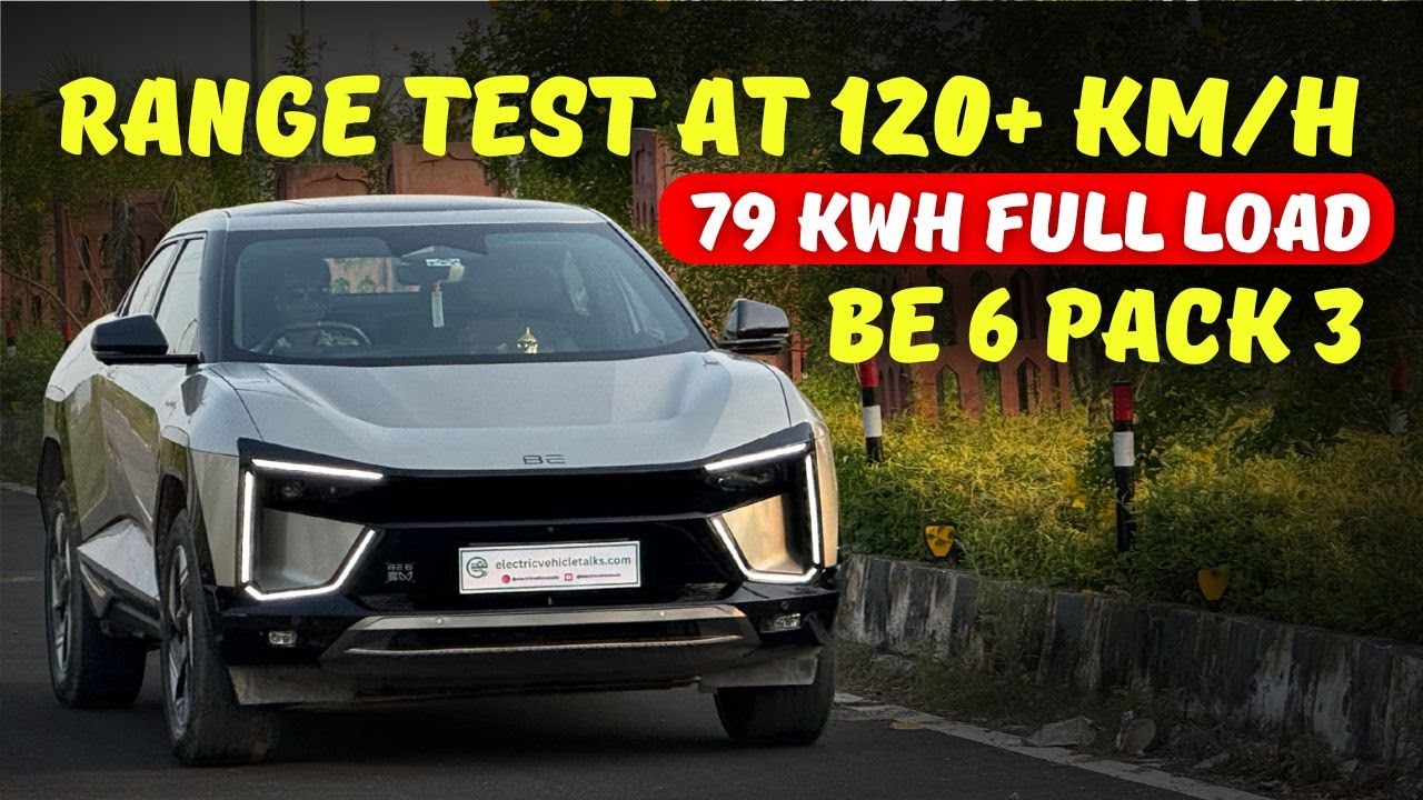 BE 6 79 kWh Full Load Expressway Range Test at 120+ km/h #electricvehicletalks #be6 #rangetest