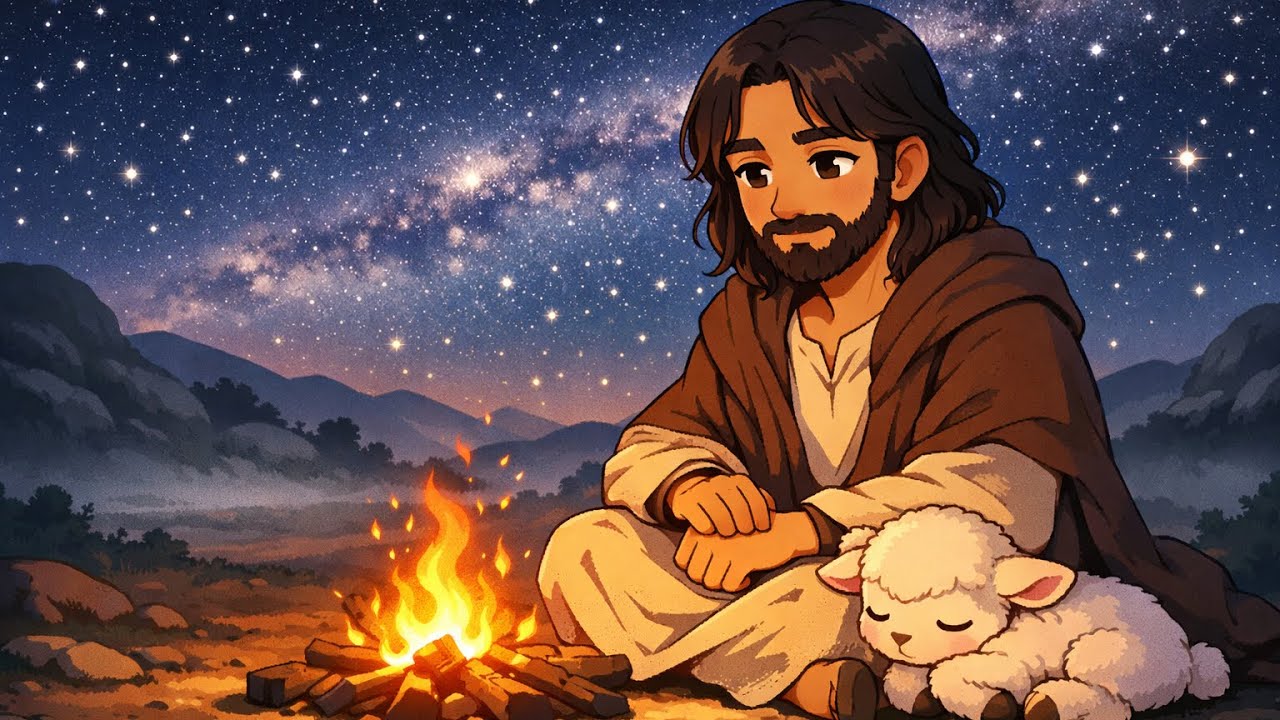 Night by the Fire: Meditative ASMR Scripture with Chill Hip-Hop Beats