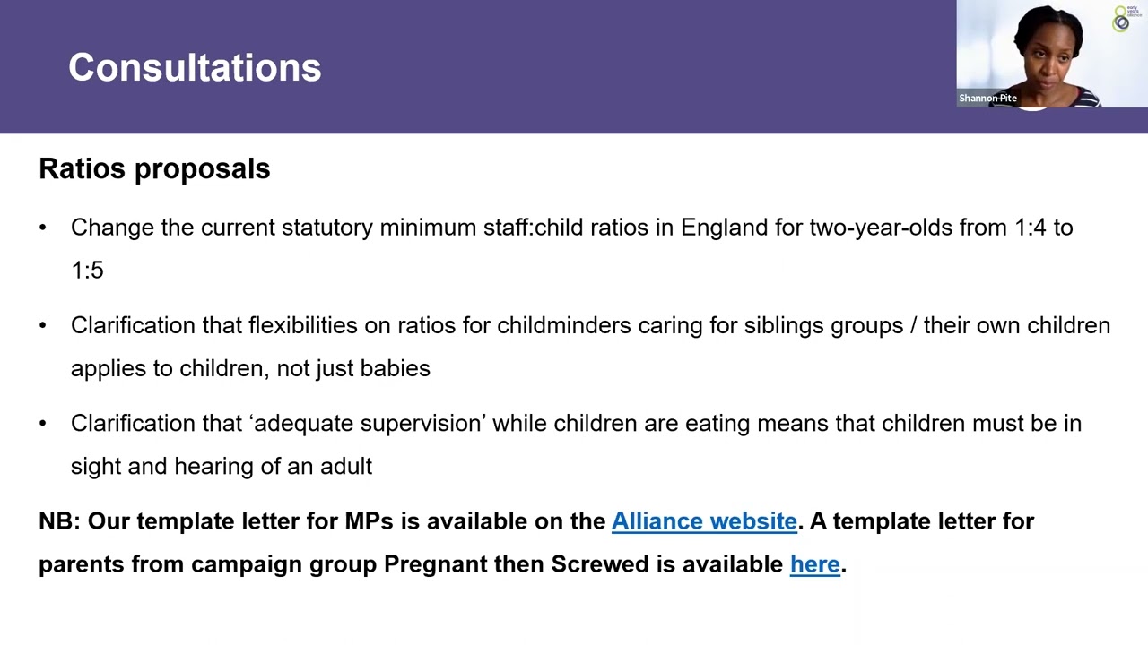 Webinar - Early years update: autumn 2022