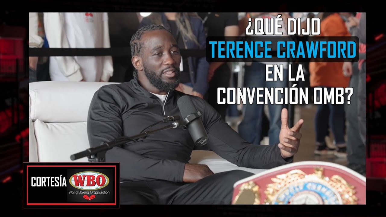 Terence Crawford con Bernardo Osuna y Claudia Trejos en Convenci&oacute;n OMB de Bogot&aacute; (con subt&iacute;tulos)