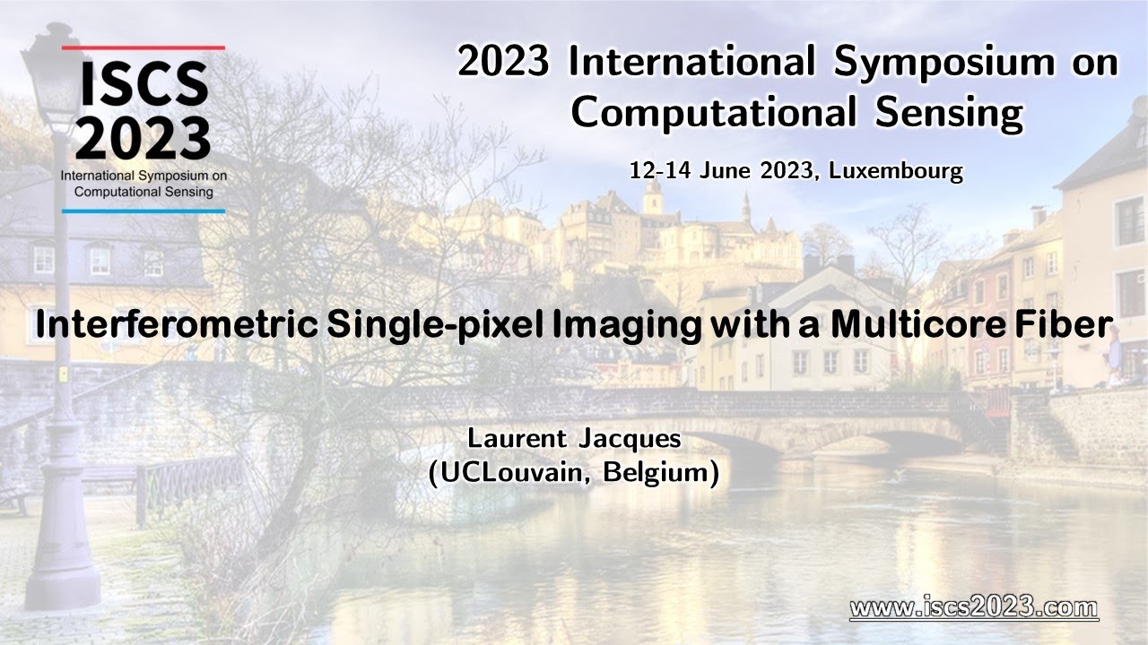 ISCS23: Interferometric Single-Pixel Imaging with a Multicore Fiber