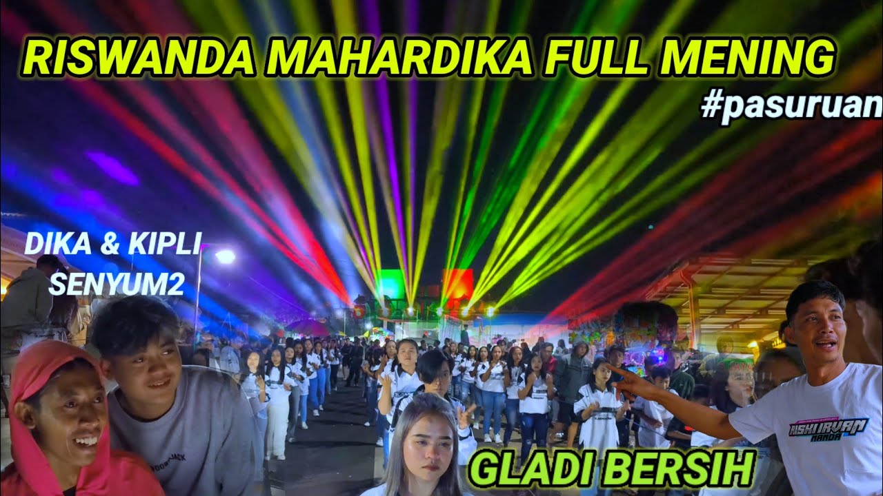 Riswanda Mahardika full mening,sopo ngiro beraksi,dika poter di ajak foto2,gladi bersih Riswanda