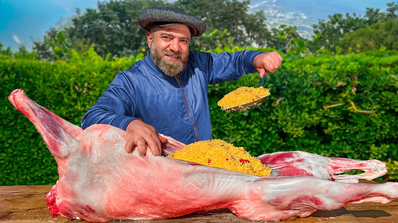 Juicy Oven-Baked Lamb Stuffed with Pilaf! Village Cooking