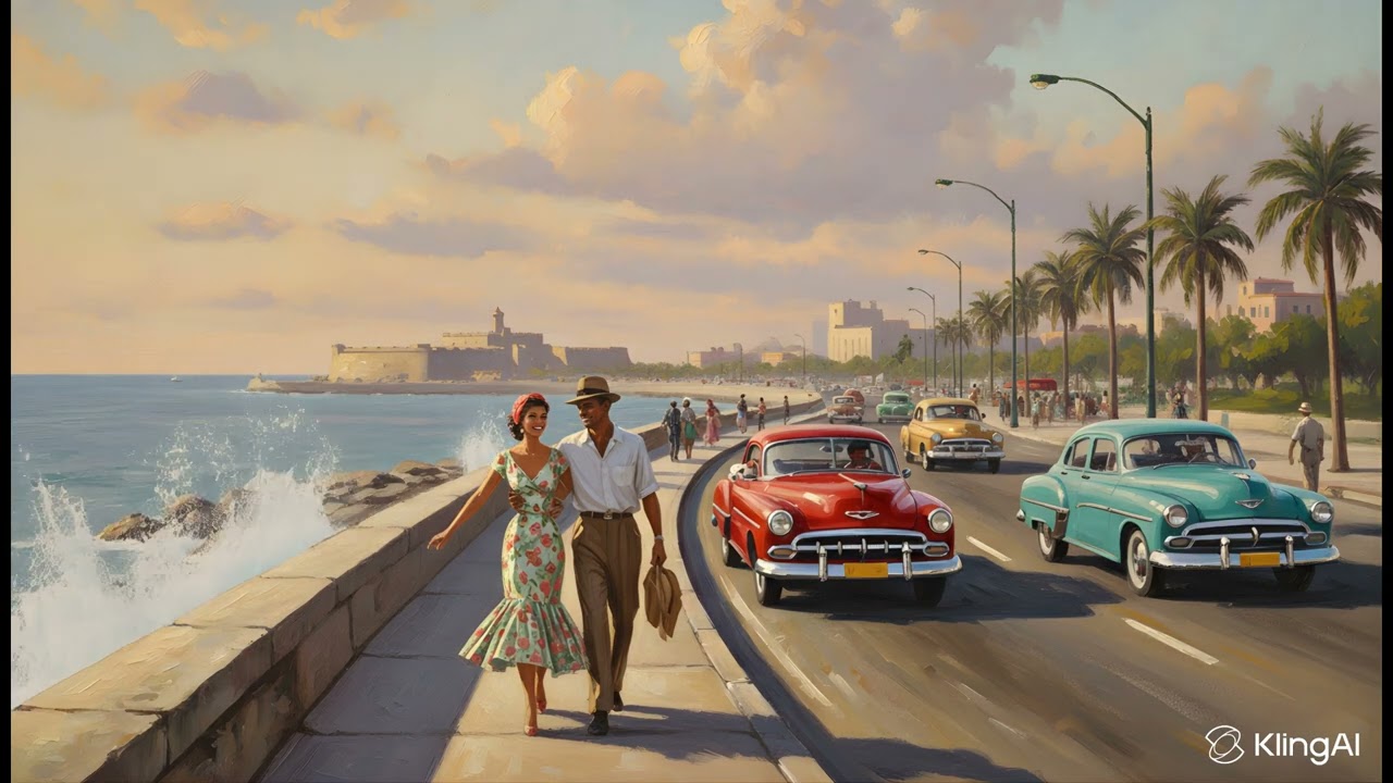 Vintage Romantic 1950s Cuban Bolero | Havana Instrumental Caf&eacute; Ambience (Relax ,Study, Work)
