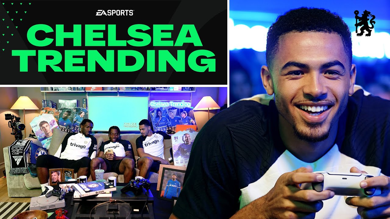 😂 Debates with MADUEKE, COLWILL & DISASI | Chelsea Trending | #FC24 Edition! 🤩