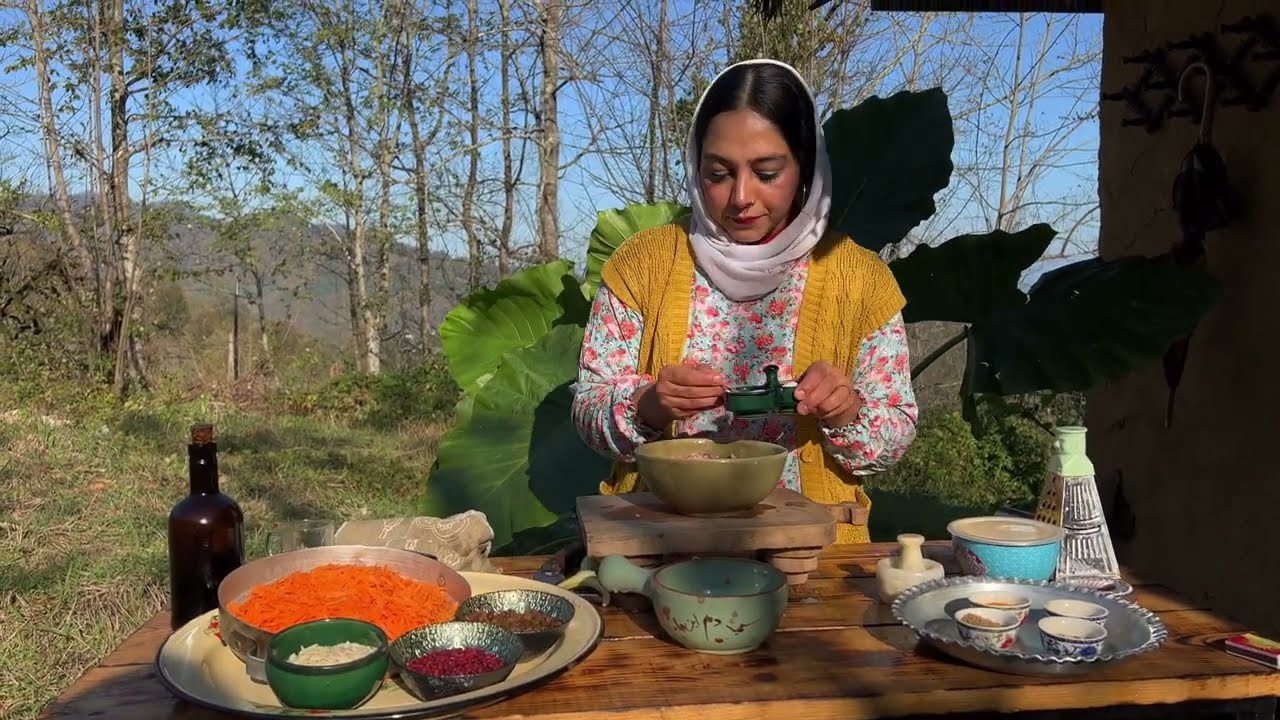 Making Clay Oven + Carrot Rice with Meatballs | IRAN Countryside