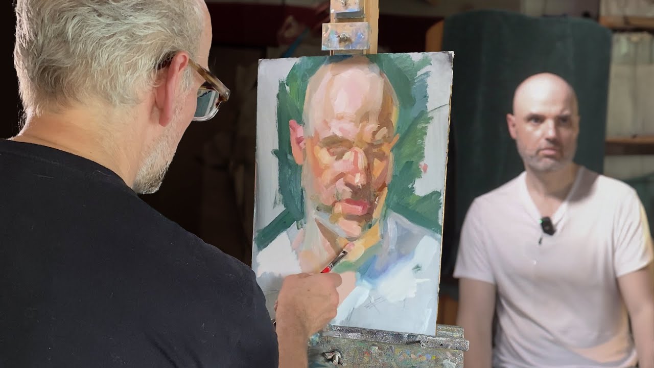 I Get Painted by One of UK's BEST Portrait Artists