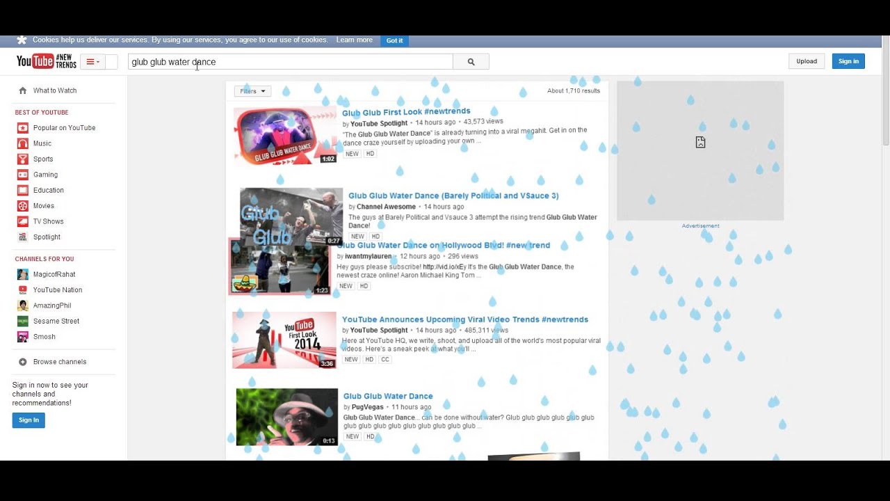 Glub Glub Water Dance Youtube Search Animation