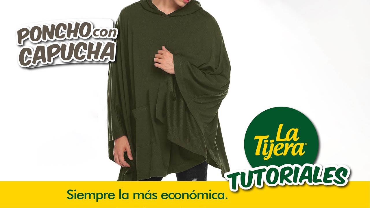 ¿Cómo hacer un poncho con capucha?