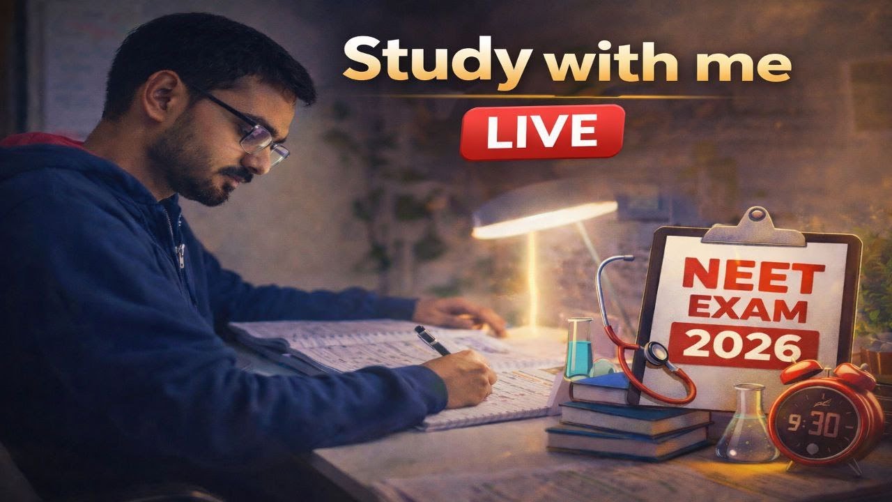 Study With Me | Daily Routine for NEET/JEE 2026 Aspirants 🧠📚 | Real Kota Hostel Life