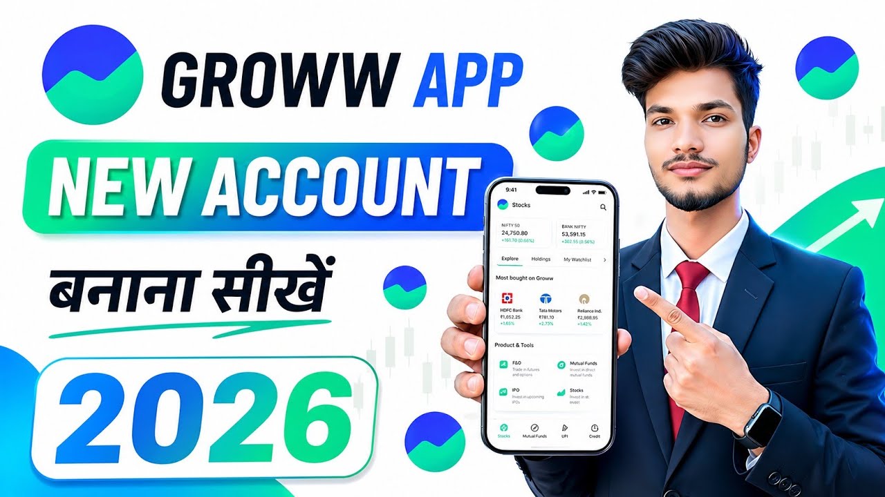 Groww App Account Kaise Banaye | How To Open Groww Demat Account | Groww Account Opening 