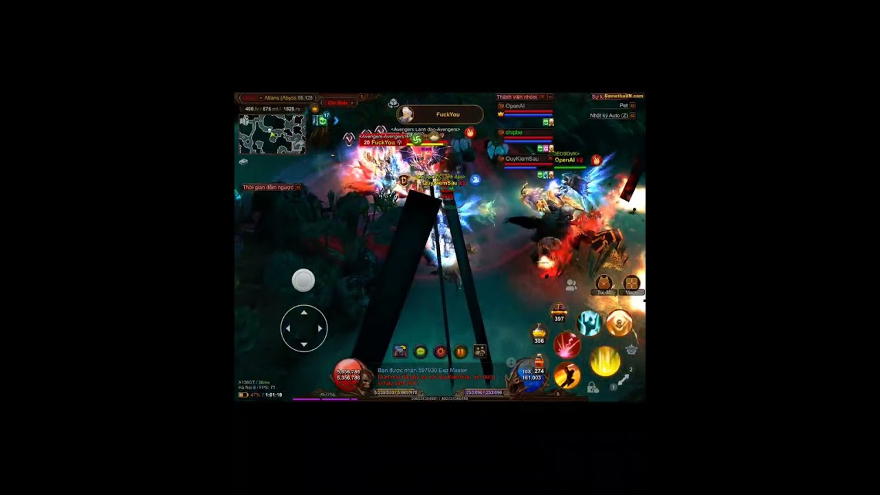 OpenAI v&agrave; QuyKiemSau c&ugrave;ng cave chipbe đi dạo map | Game MUHN 2003