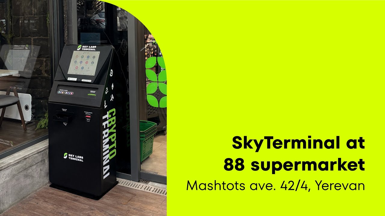+1 crypto terminal in the center of Yerevan!