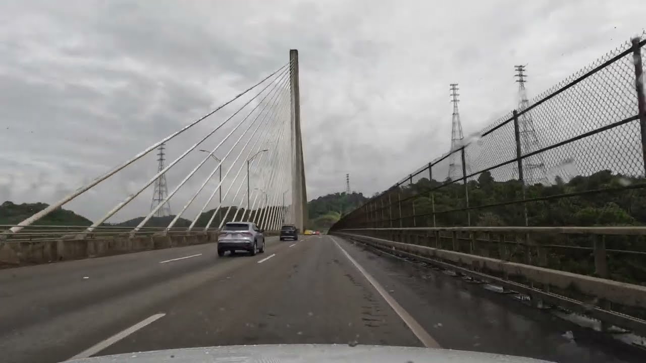 Centennial Bridge Drive Panama #panama #cantennialbridge