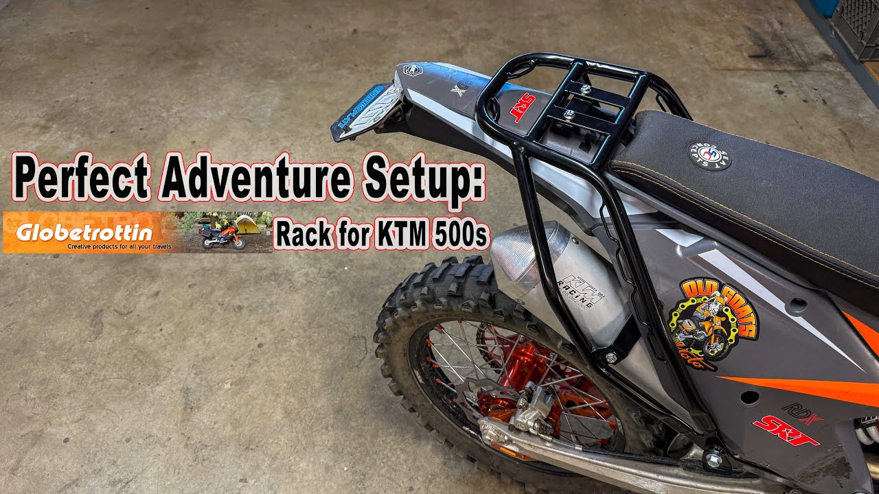 Perfect Adventure Setup:  Globetrottin Rack for KTMs
