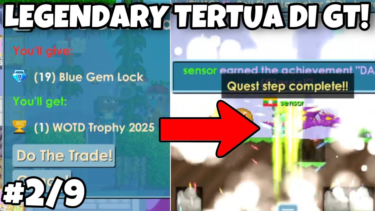 AKU BERHASIL DAPETIN LEGENDARY TERTUA DI GROWTOPIA!! 2/9