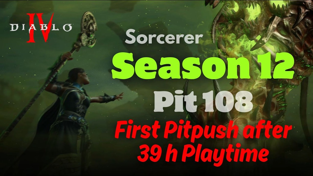 Best Season 12 Sorcerer Build: Crackling Energy T108 Pit in 10:17