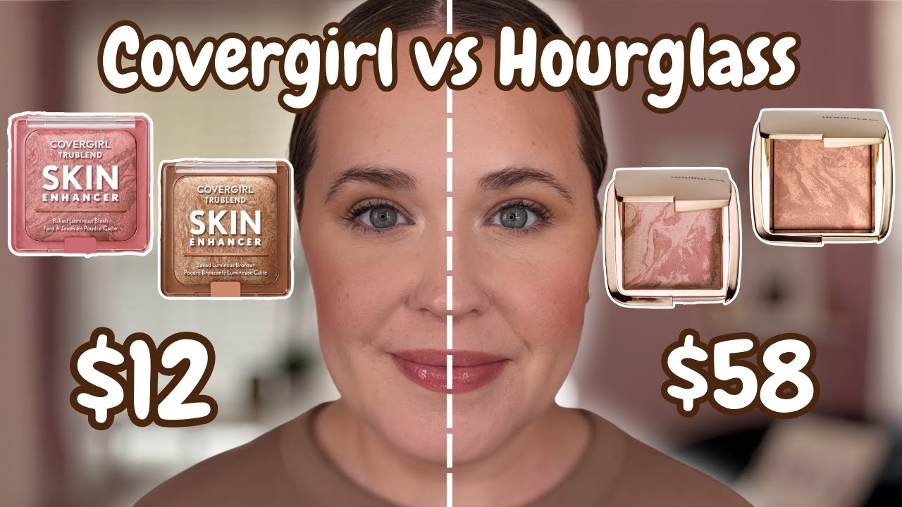 $12 Covergirl TruBlend Skin Enhancer vs $58 Hourglass Ambient Lighting | Are they really DUPES?!