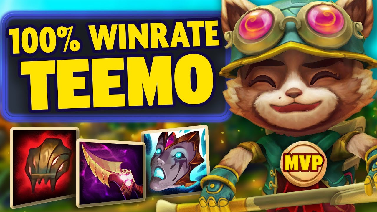 HOW I HAVE A 100% WIN RATE ON TEEMO JUNGLE (perfect game)