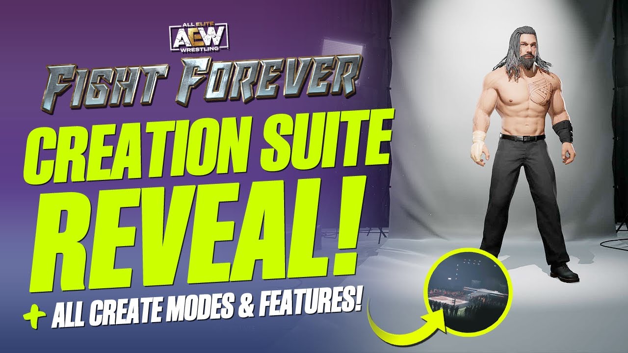 AEW Fight Forever: All Create Modes & Features! (Full Breakdown)