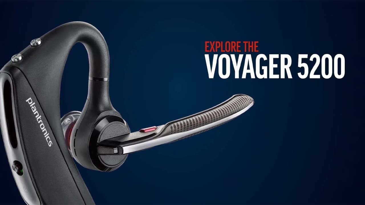 Plantronics by Poly Voyager 5200 Wireless Headset &ndash; Single-Ear Bluetooth Headset