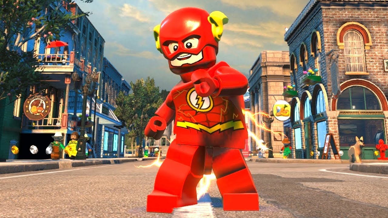 LEGO DC Super-Villains - The Flash - Open World Free Roam Gameplay (PC HD) [1080p60FPS]