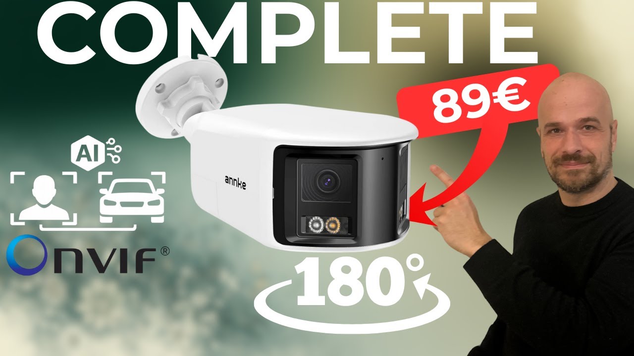 Cette CAMERA de SURVEILLANCE POE peut rivaliser avec des modèles plus chers (ANNKE FCD 800)