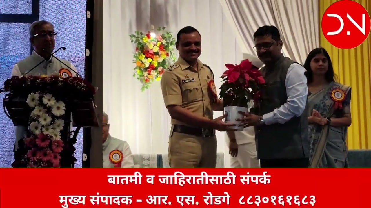  महा विधी सेवा शिबिरात बोलताना एस.जे. भारुका प्रमुख जिल्हा व सत्र न्यायाधीश लातूर