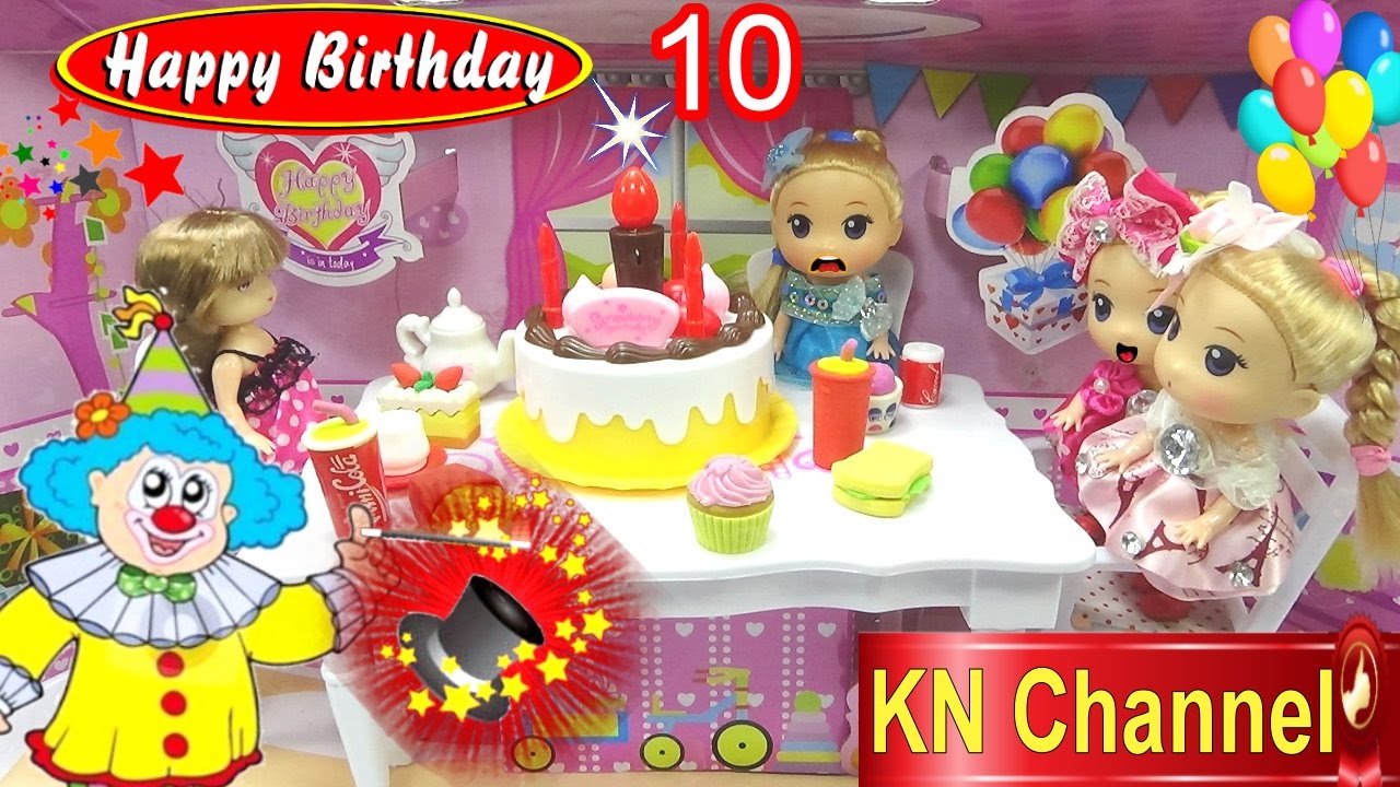 KN Channel tổ chức tiệc sinh nhật tháng 10 BIRTHDAY PARTY TOYS | Bé Na LÀM ẢO THUẬT  | Bố là tất cả