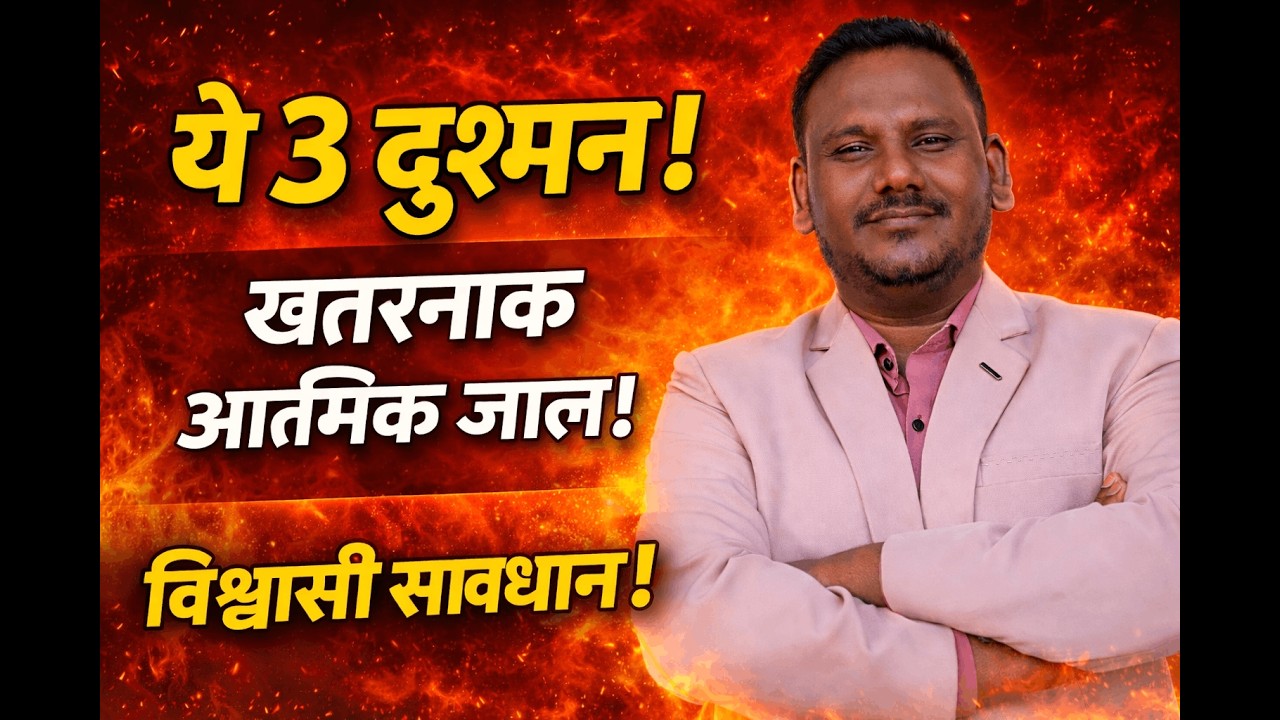 तीन खतरनाक आत्मिक शत्रु |By: Ps. Paul Sona #BibleSermon#hindisermonbiblestudy
