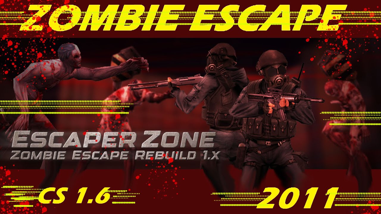 CS 1.6 ZOMBIE ESCAPE 2011 LIVE #horror #counterstrike