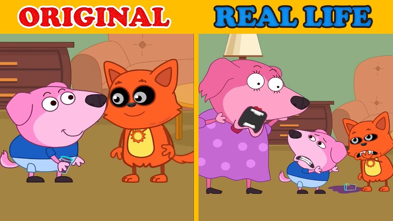 George dog Shock!!! - Peppa Pig Original vs Real life | Peppa Pig Animation