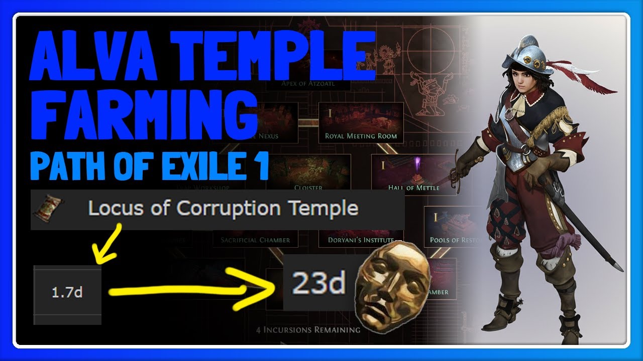 [POE 3.26] Alva temple farming | Currency Farm | Path of Exile 1