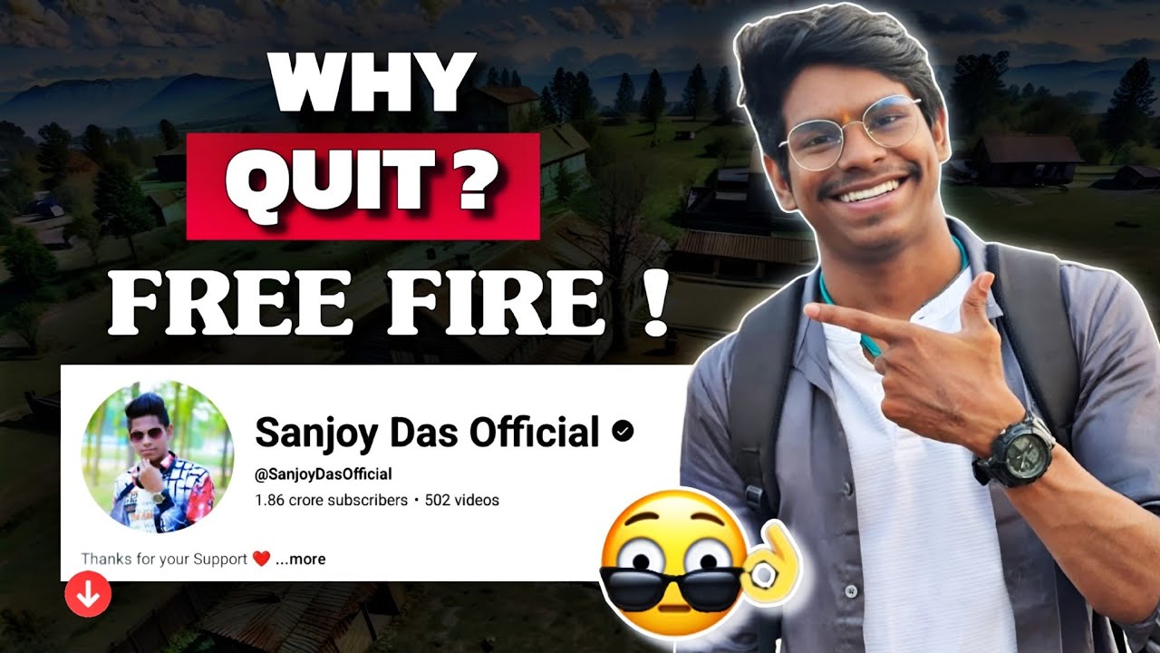 Sanjay Das Official ने FREE FIRE क्यों छोड़ा? 😔 | Shocking Truth Revealed!#SanjayDasOfficial