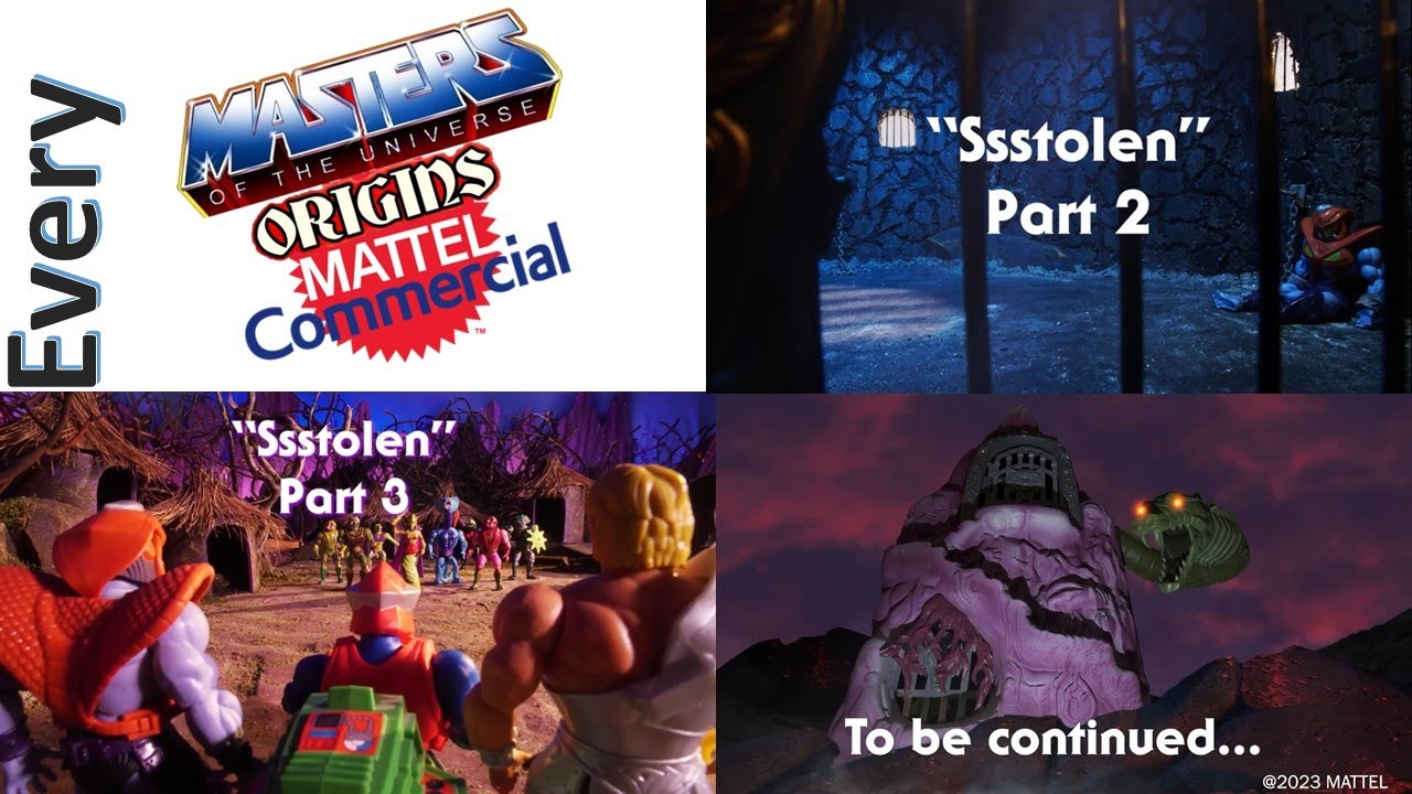 *смотрите более новое видео* Все рекламные ролики MOTU Origins Masters of the Universe He-man Sss...