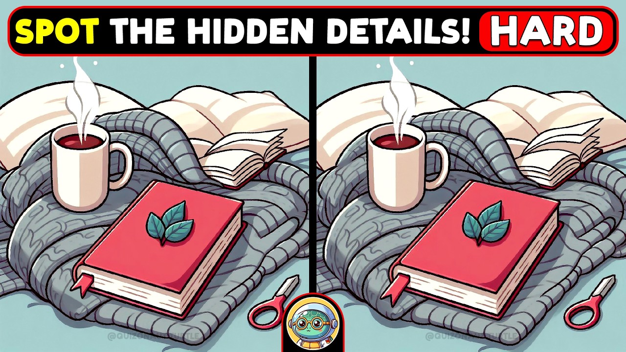 🐢🧩 Find 3 Differences | Mind Training Game 🧩🐢 | Quizonaut Turtle