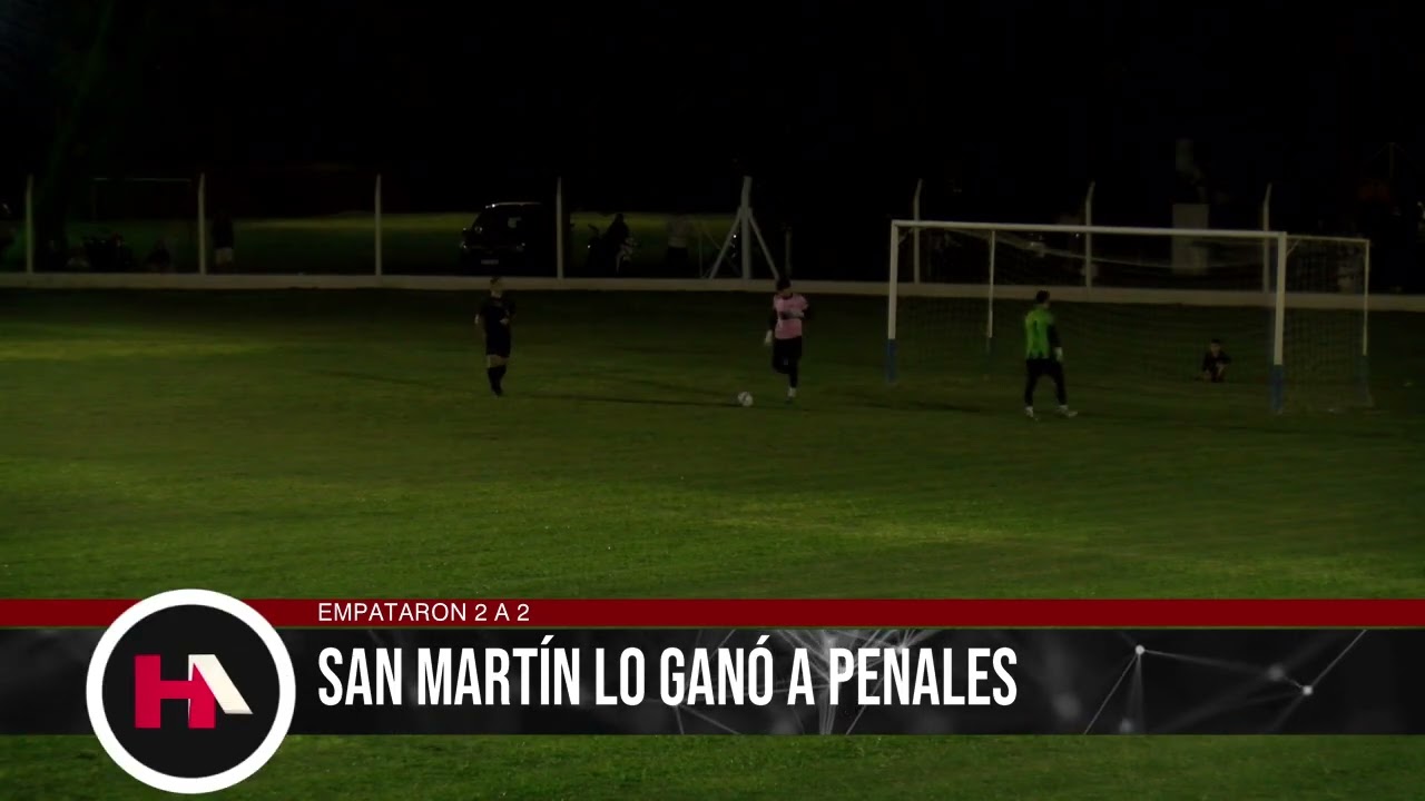 EMPATARON 2 A 2 - SAN MARTÍN LO GANÓ A PENALES