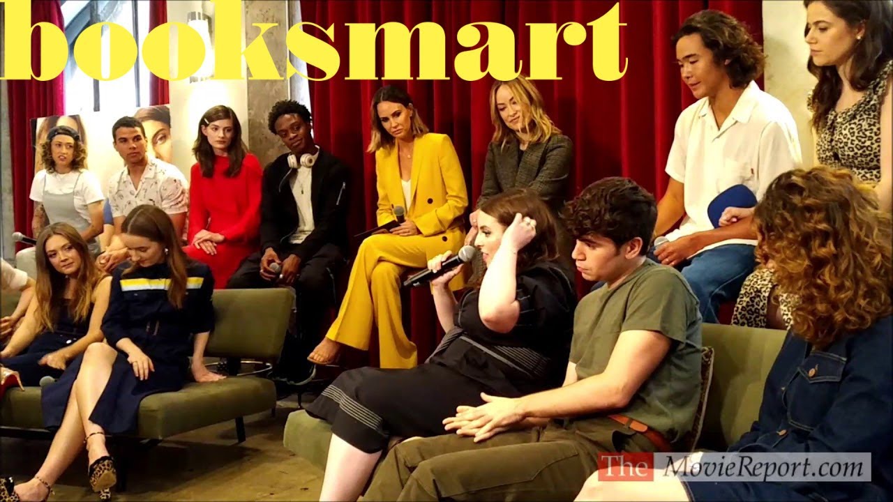 BOOKSMART movie talk with Olivia Wilde, Kaitlyn Dever, Beanie Feldstein, cast & crew - May 13, 2019
