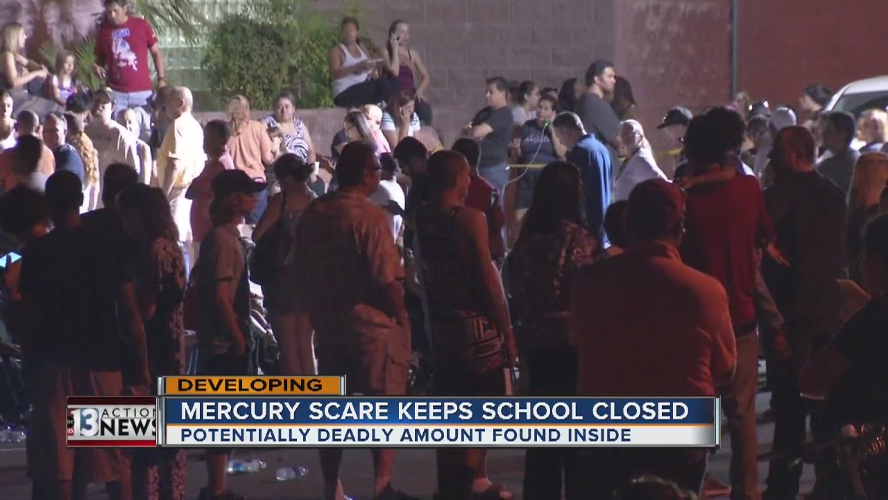 Middle school closed for third day in a row due to mercury scare