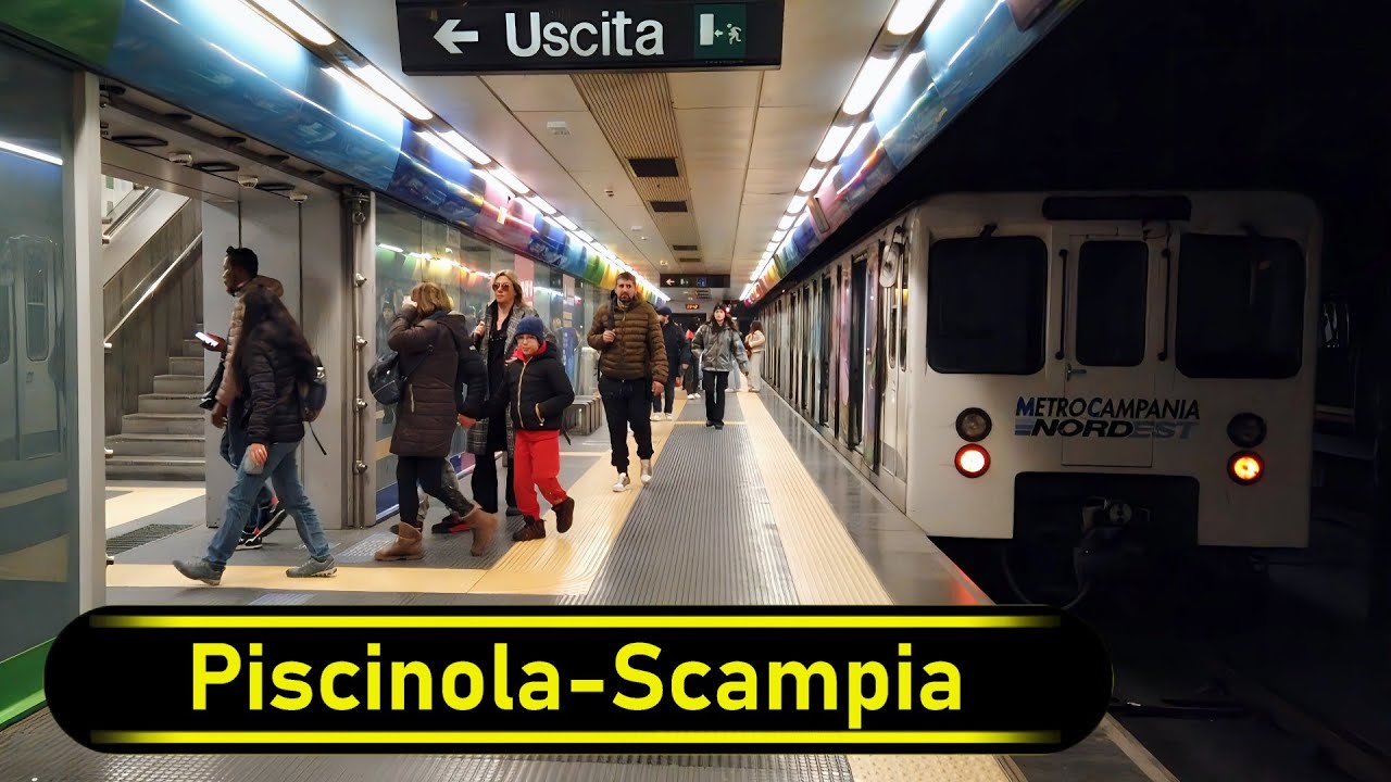 Metro Station Piscinola-Scampia - Naples 🇮🇹 - Walkthrough 🚶