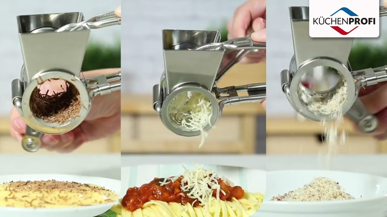 Cilio Stainless Steel Cheese Rotary Grater