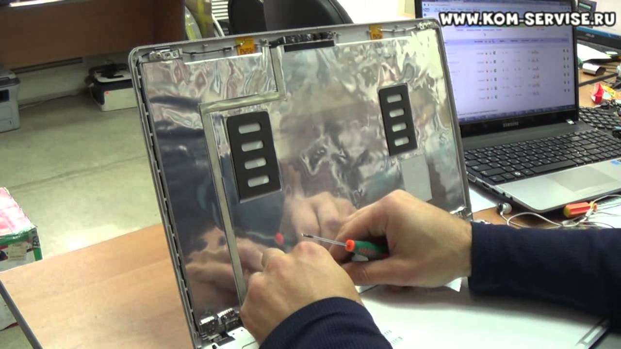 Замена экрана ноутбука Samsung NP370.