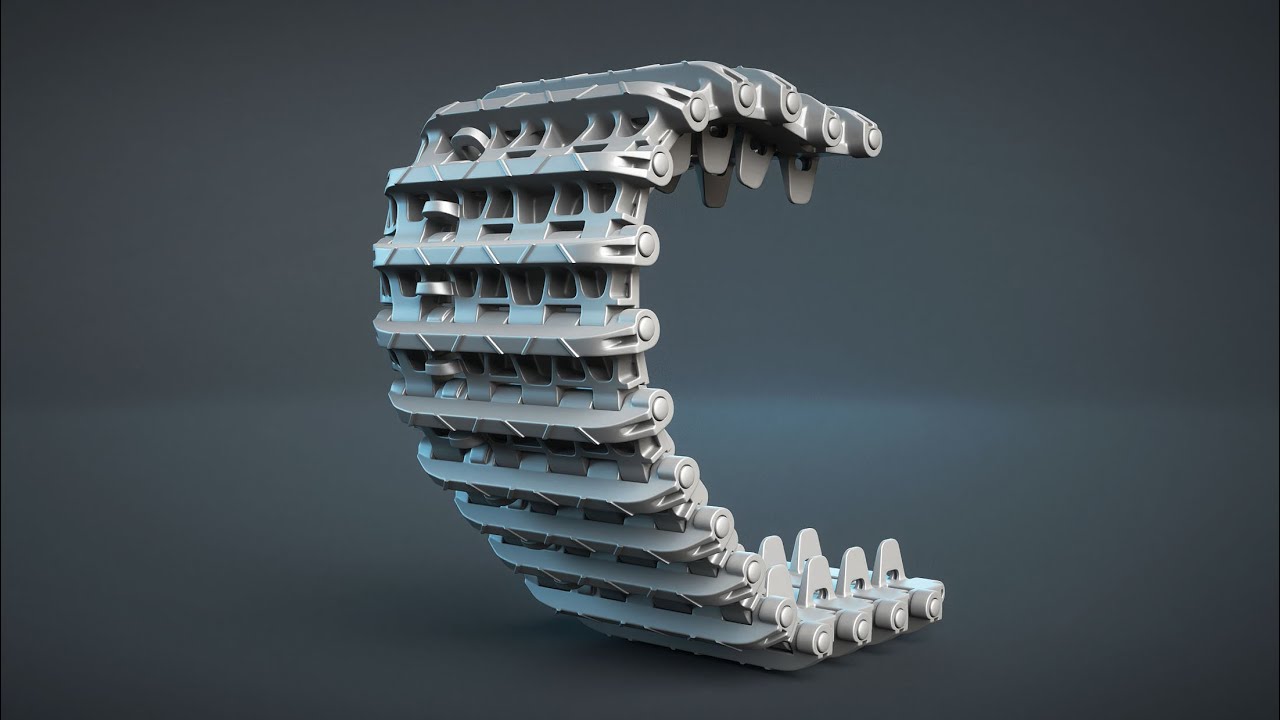 Panzer VI Tiger Tank Tracks 3d-model