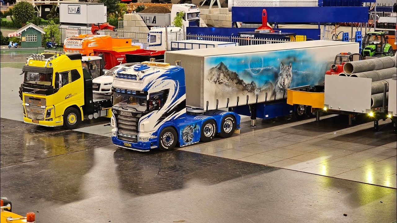 Modelbouwshow Zeelandhallen Goes 2023 @ AMAZING RC TRUCKS, RC FIRE TRUCKS ,TRACTORS ,HEFTRUCK