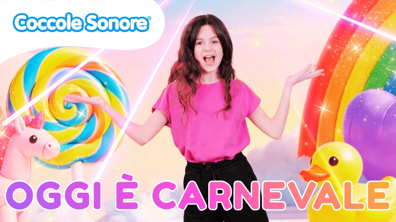 Oggi è Carnevale 🎭 Canta con Francy! Canzone di Carnevale per Bambini | Coccole Sonore